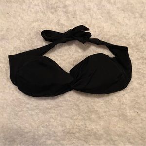 Black bandeau SWIMSUIT